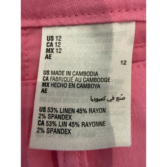 I.N.C. International Concepts Linen-Blend Wide-Leg Pants, size 12 - Picture 4 of 15